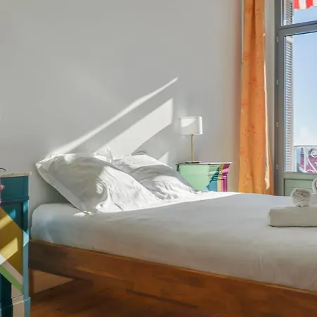 아파트 Le Riviera Palace, 4p, Vue Mer Et Charme Unique