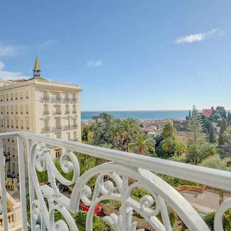 アパート Le Riviera Palace, 4p, Vue Mer Et Charme Unique マントン