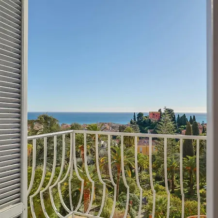 Apartament Le Riviera Palace, 4p, Vue Mer Et Charme Unique Mentona